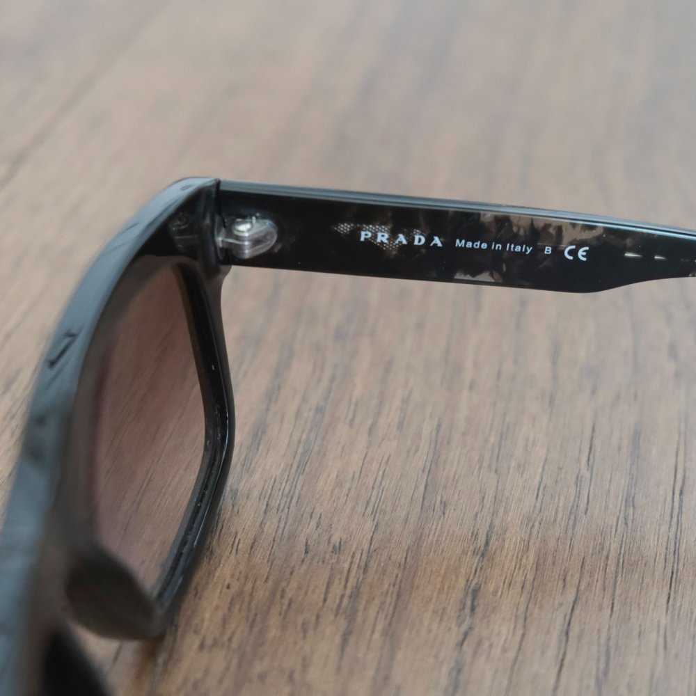 Prada Square Black Sunglasses - Picture 7 of 16